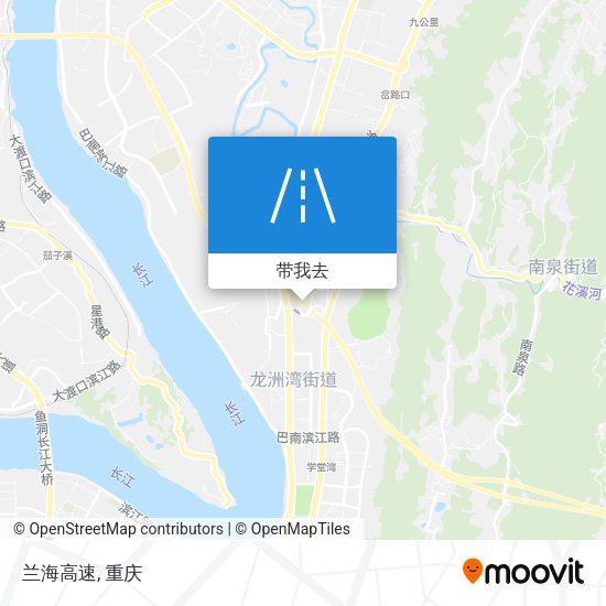 兰海高速地图