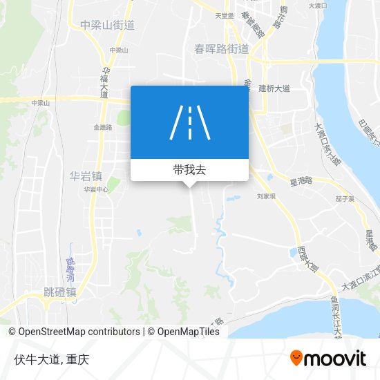 伏牛大道地图