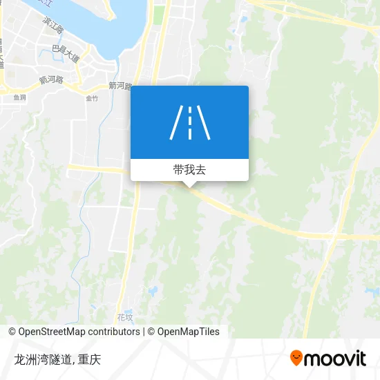 龙洲湾隧道地图