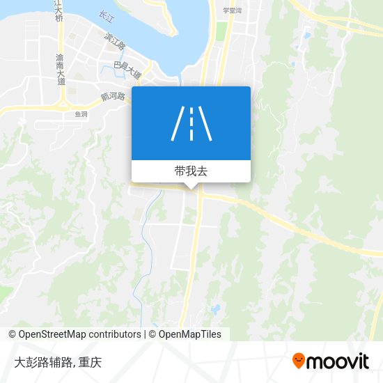 大彭路辅路地图