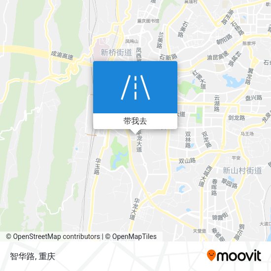 智华路地图