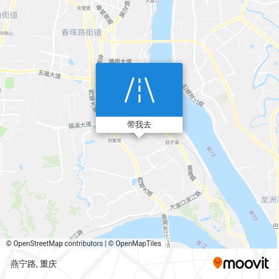燕宁路地图