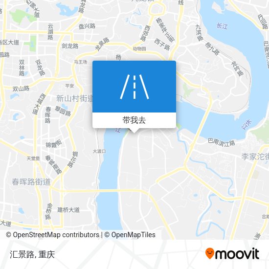 汇景路地图