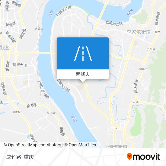 成竹路地图