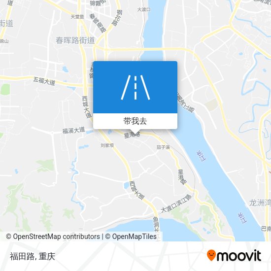 福田路地图