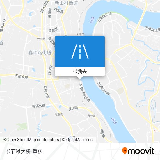 长石滩大桥地图