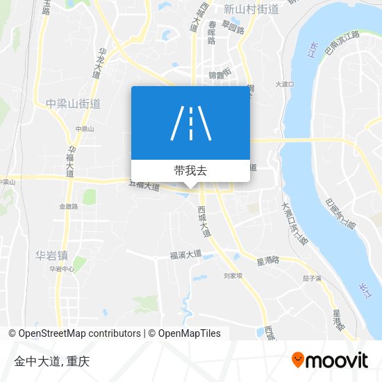 金中大道地图
