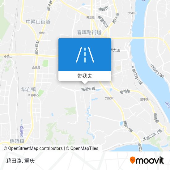 藕田路地图