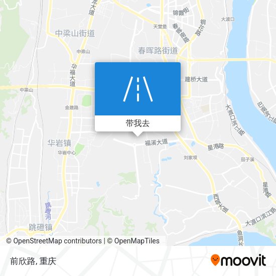 前欣路地图