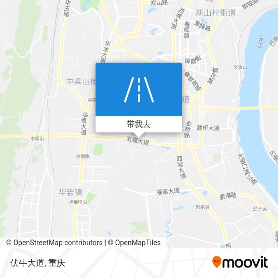 伏牛大道地图