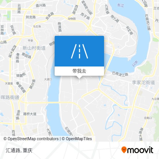 汇通路地图