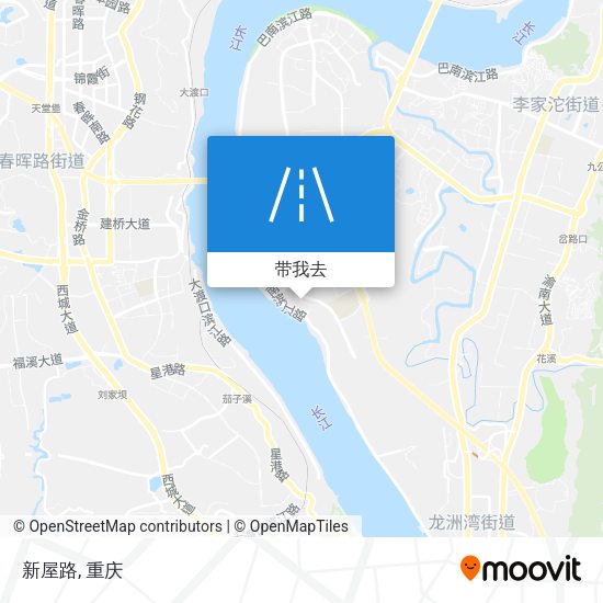 新屋路地图