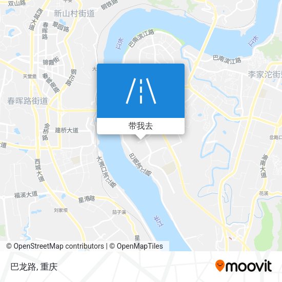 巴龙路地图