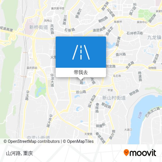 山河路地图