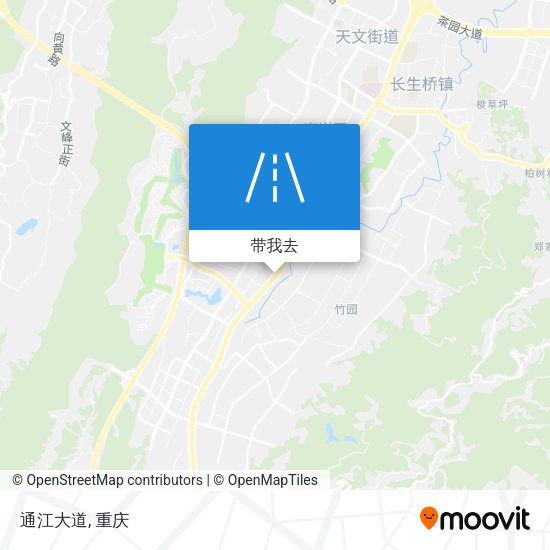 通江大道地图
