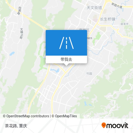 茶花路地图