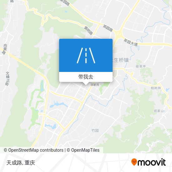 天成路地图