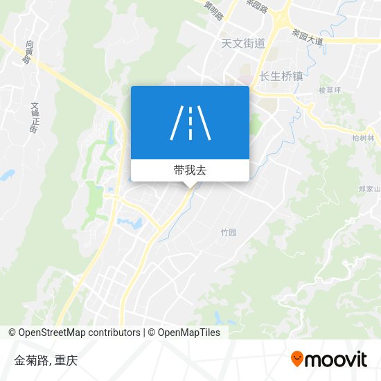金菊路地图