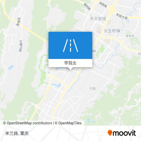 米兰路地图