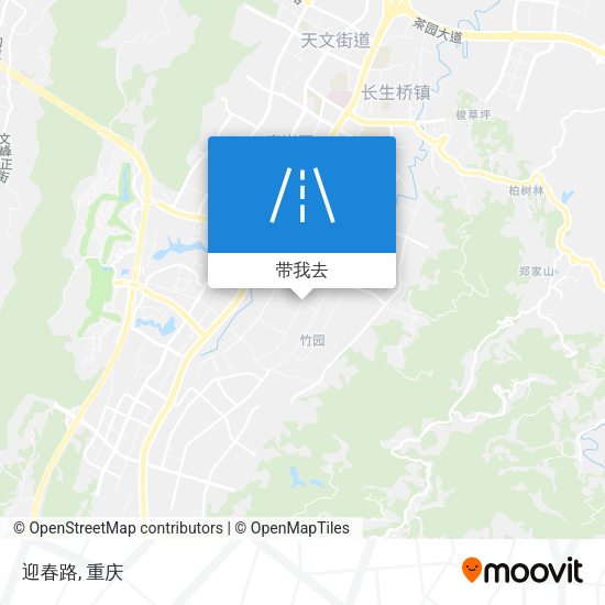 迎春路地图