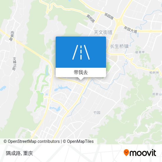 隅成路地图