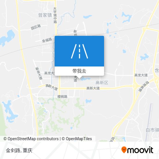 金剑路地图