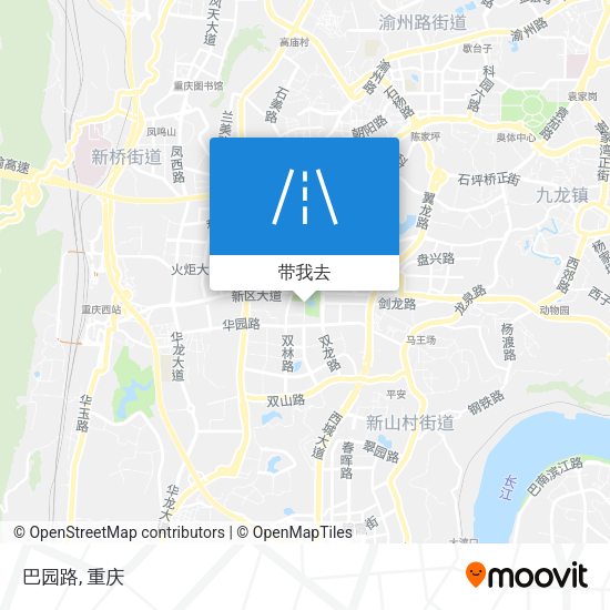 巴园路地图