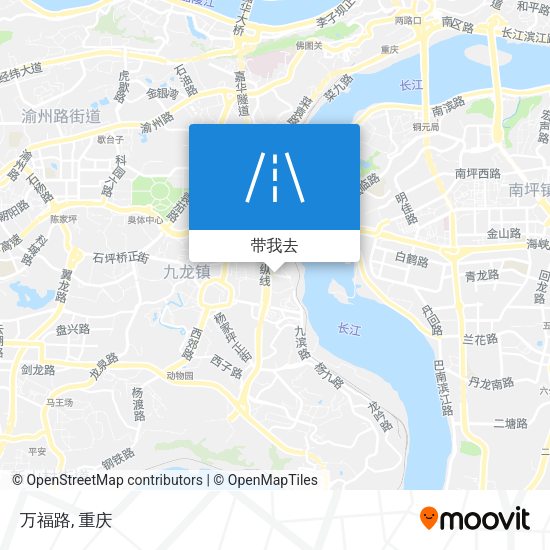 万福路地图