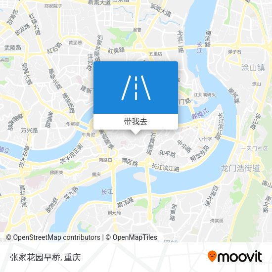 张家花园旱桥地图