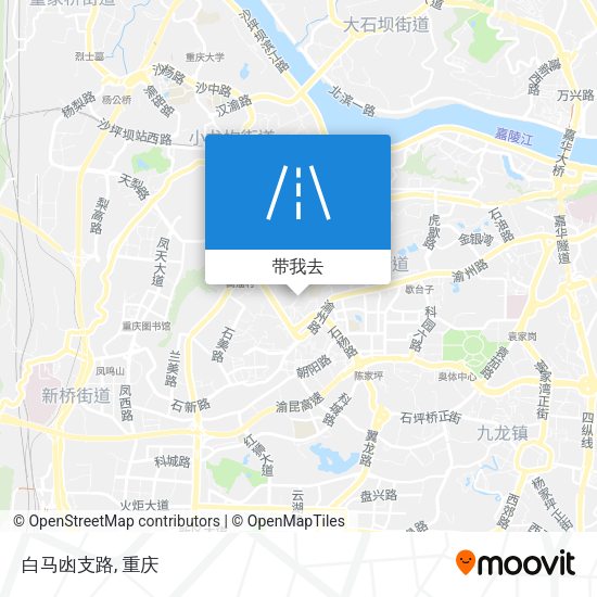 白马凼支路地图