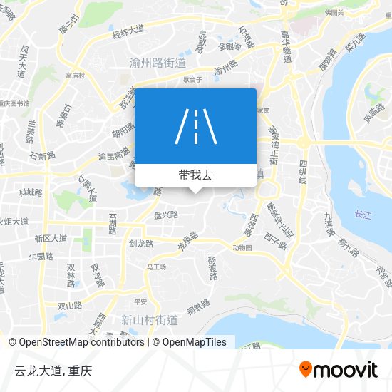 云龙大道地图