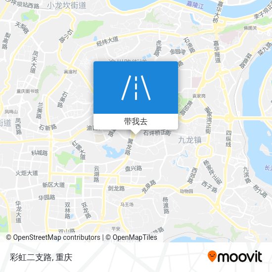 彩虹二支路地图