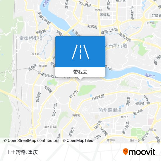 上土湾路地图