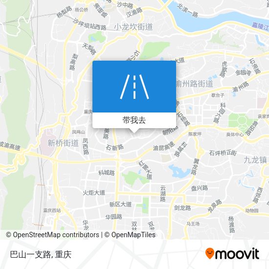 巴山一支路地图