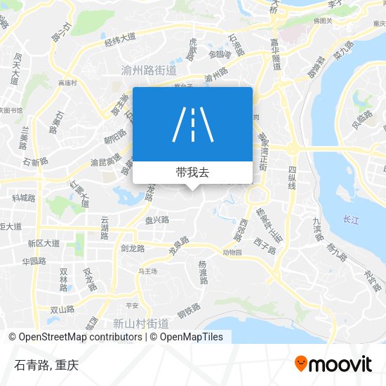 石青路地图