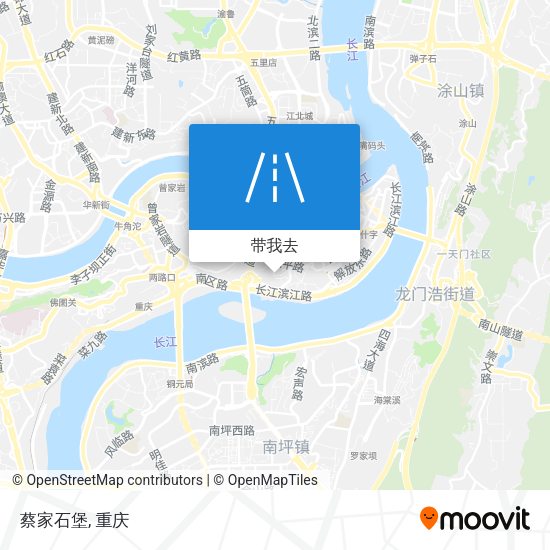 蔡家石堡地图