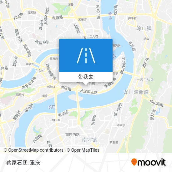 蔡家石堡地图