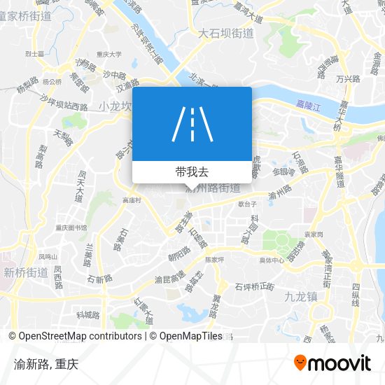 渝新路地图