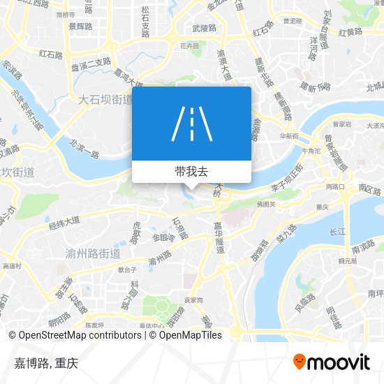 嘉博路地图