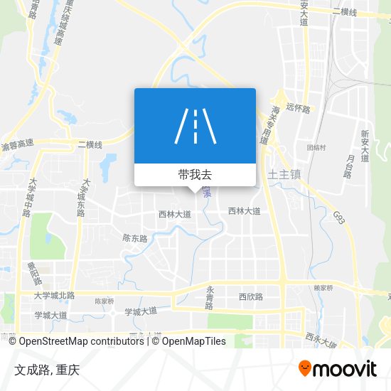 文成路地图