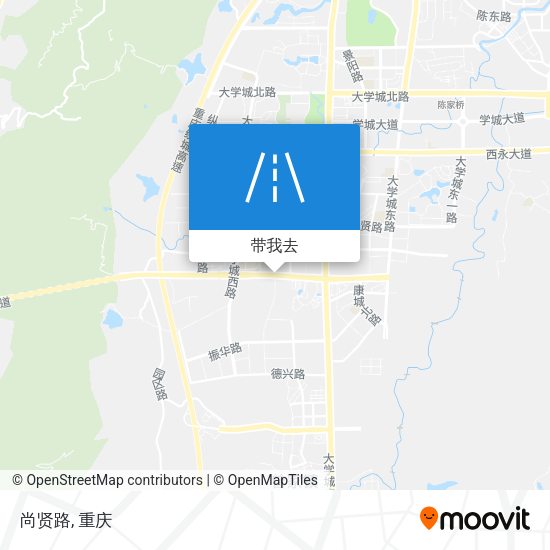 尚贤路地图