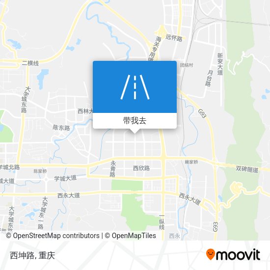 西坤路地图