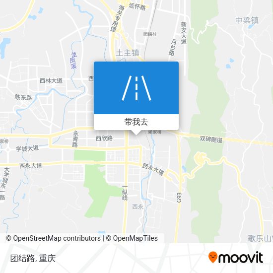 团结路地图