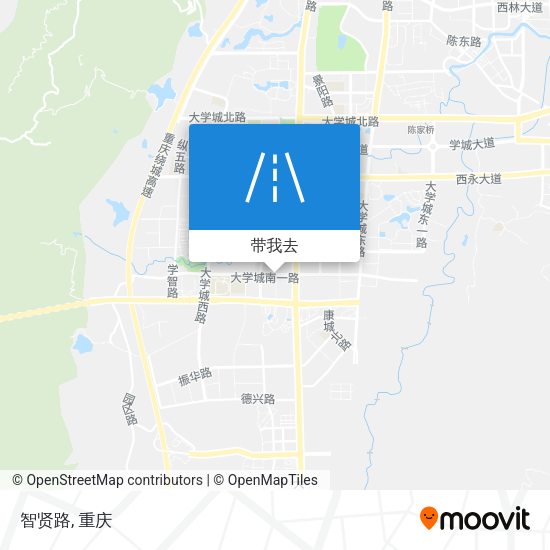 智贤路地图