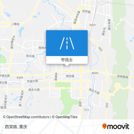 西荣路地图