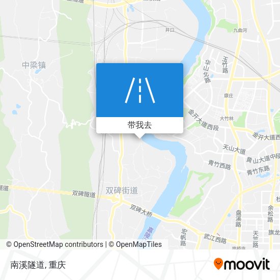 南溪隧道地图