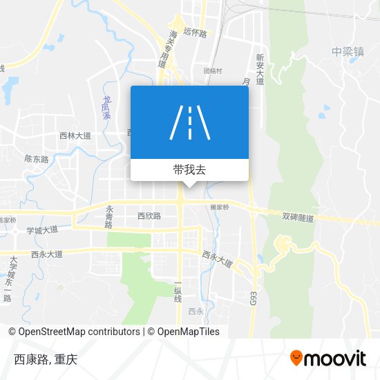西康路地图