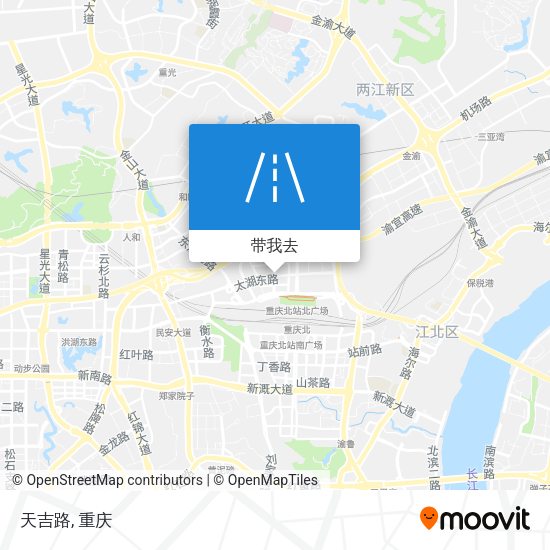天吉路地图
