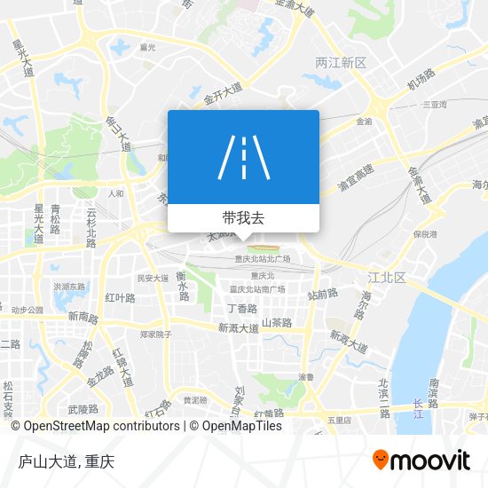 庐山大道地图