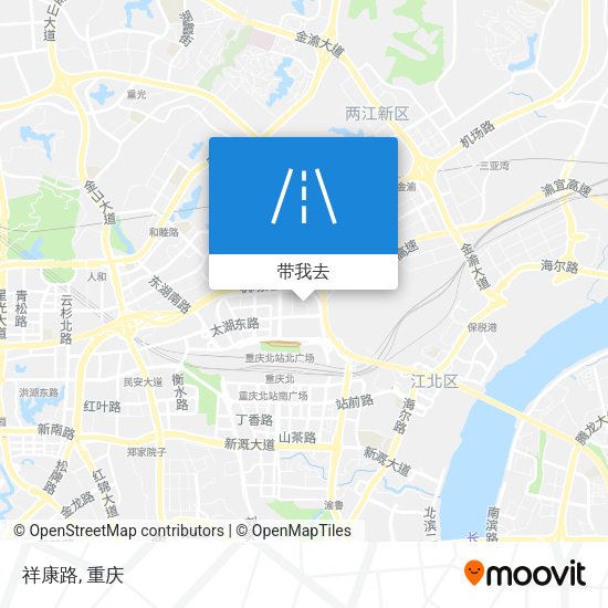 祥康路地图